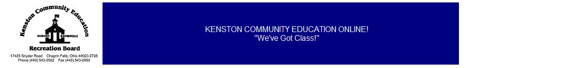 Kenston Community Education