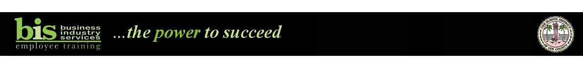 Business and Industry Services (BIS)